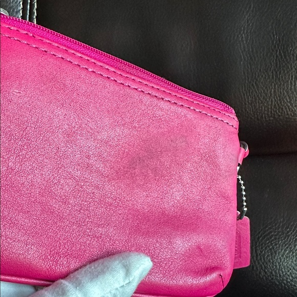 Coach Pink Wristlet Clutch - Picture 6 of 8